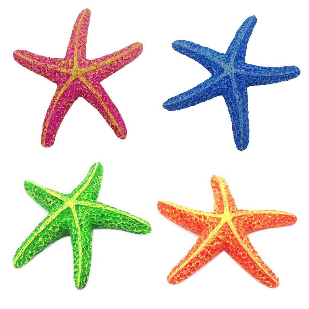 Water Resistant Fish Tanks Accessory Starfishes Office Fish Tanks Ornaments for Home and Office Aquariums