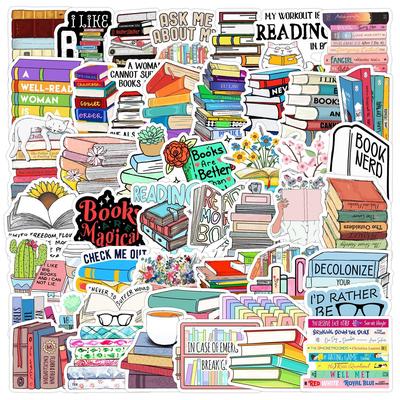 Adesivos Decorativos Impermeáveis para Livros e Dispositivos: Conjunto de 50 Folhas para Diários, Computadores, Telefones e Tablets