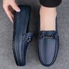 Genuine Leather Beanie Shoes New Soft-soled Soft Leather Casual Leather Shoes and Driving Shoes for Autumn