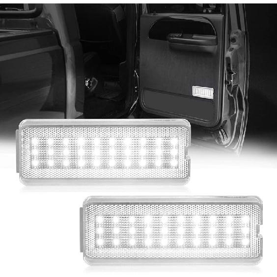 D-Lumina LED Interior Door Lights Courtesy Door Light Assembly Front or Rear Door Reflectors Panel Compatible with Fo-rd 1999-2007 F250 F350 F450