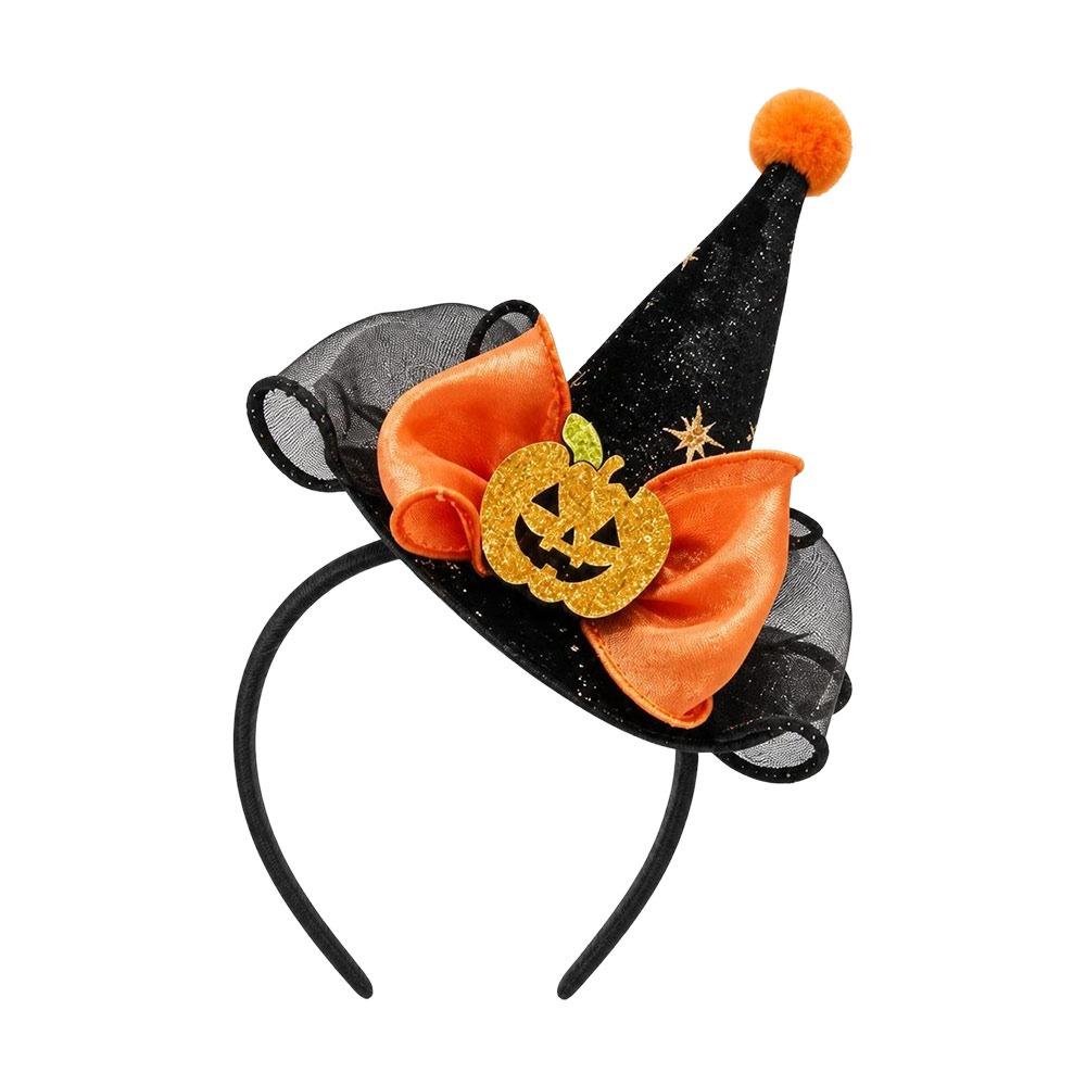 Fabric Halloween Cartoon Hairband Halloween Theme Ghost Headband Pumpkin Headband Costume Events