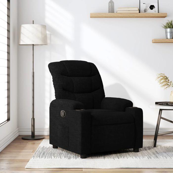 VidaXL Fauteuil Inclinable, Chaise avec Repose-pieds, Siège avec Dossier et Accoudoirs, Meuble de Salle de Séjour, Moderne, 374149