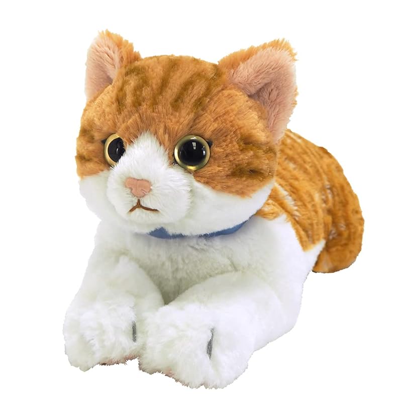SunLemon Lap Cat Chashiro Small 13 x 36 x 15cm Plush Animal Cute Cat P-7822