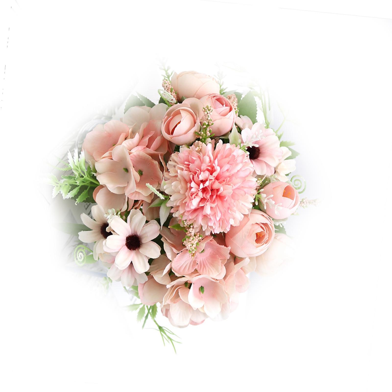 

Поддельный цветочный шар Яркие детали Долговечный шелк Имитация цветочного шара Композиция Букет для розовый