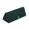 1PC Velvet Triangle Folding Glasses Women Case Elegant Sunglasses Case Purse Hard Men Elegant Reading Glasses Box