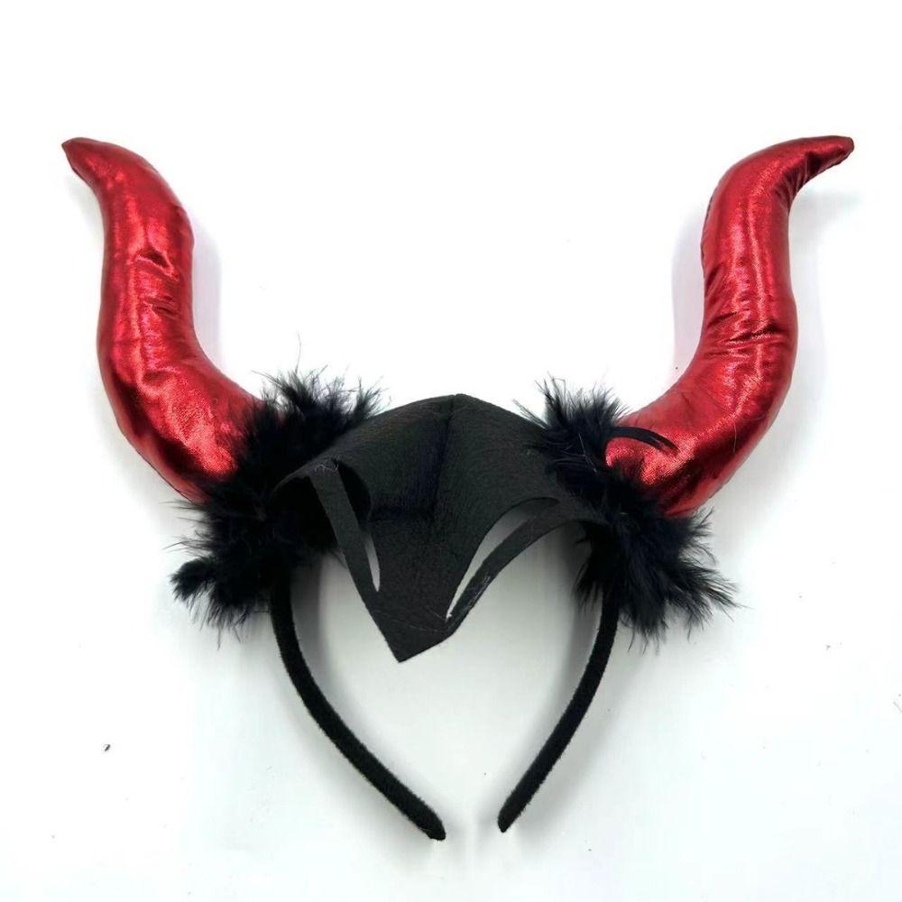 Witch Hair Accessories Halloween Headband Evil Magic Witch Headpiece  Carnival Easter Party Decor