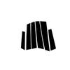 Car Door Window Trim Cover for Peugeot 3008 T84 2008~2016 2009 Carbon Fiber Black Chrome Sticker Pillar Posts Decal Accessories