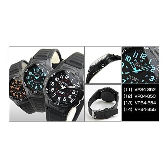 [Citizen Q&Q] Analog Watch 10 ATM Water Resistant Urethane Strap VP84-854 Men's Black