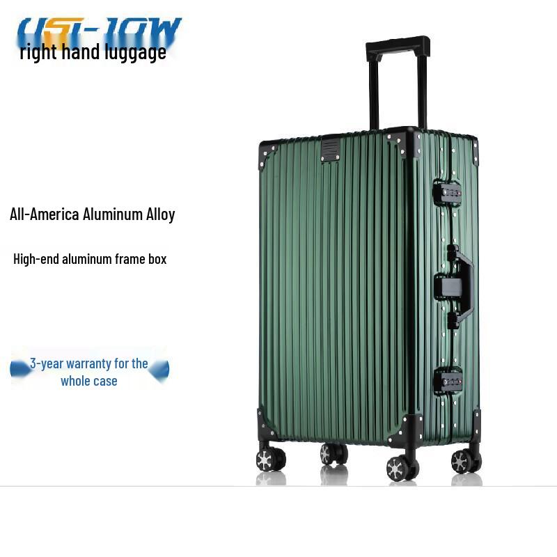 

USHOW TRAVEL Aluminum-Magnesium Alloy Spinner Luggage 26 inch