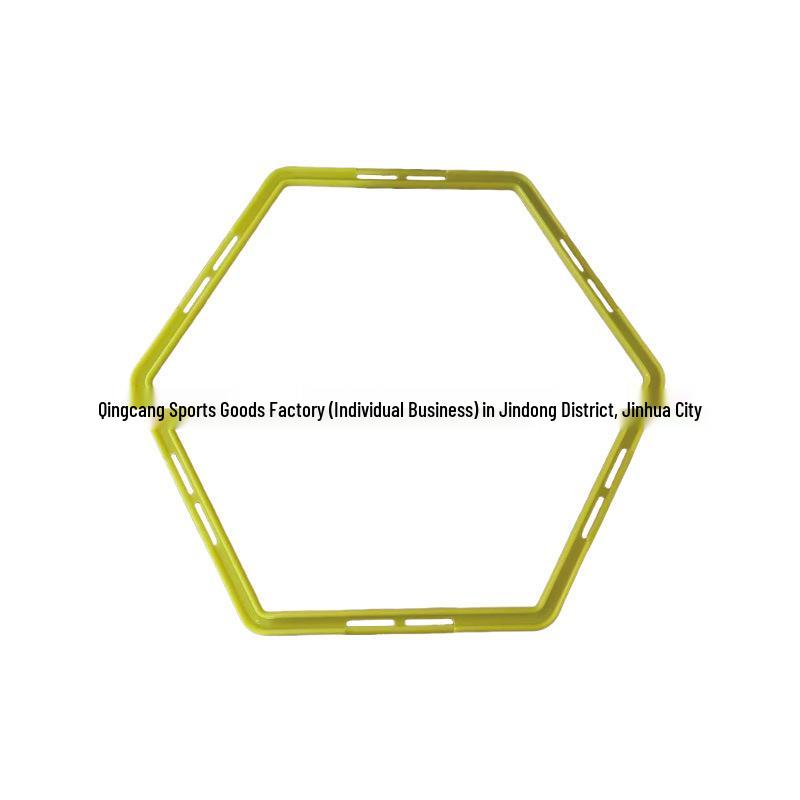 Polygon Agile Hoop: Children's Sports Training Ring for Basketball and Football Fitness.