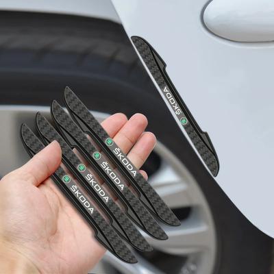 Auto Car Door Edge Protection Guards Anti-collision Strip Trim Car for Virs Fabia Octavia 3 Kamiq Karoq Kodiaq Rapid A5