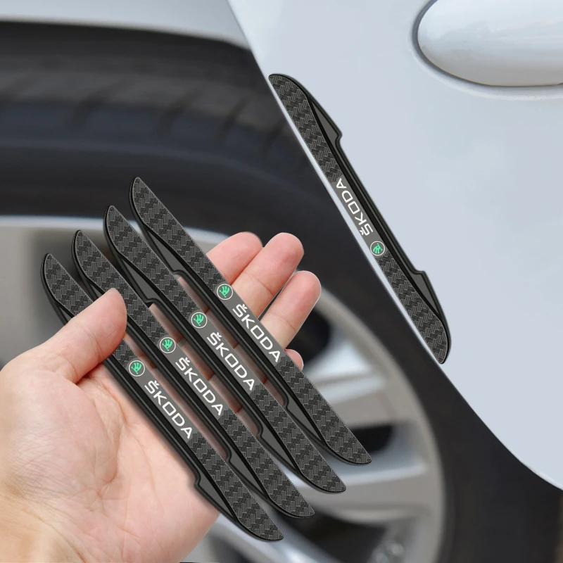 Auto Car Door Edge Protection Guards Anti-collision Strip Trim Car for Skoda Virs Fabia Octavia 3 Kamiq Karoq Kodiaq Rapid A5 xknz73