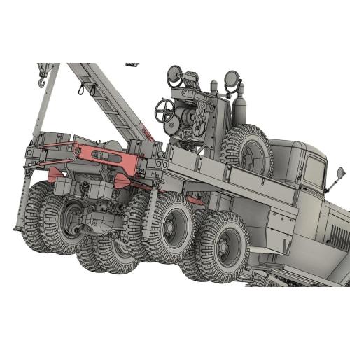 Thunder Models 1/35 Scale American Ward-La France M1000 Series 3 British Heavy Tow Truck Plastic Model Kit TB35011 (Military Vehicle)