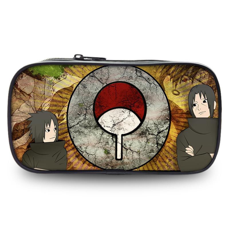 Naruto Themed Anime Printed Student Single Layer Stationery Storage Bag Pencil