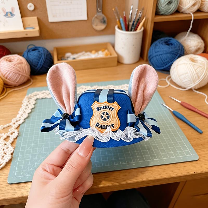 Disney Zootopia Judy Bow Hairpin, Judy Theme Design for Halloween, Graduation Season and Birthday Gifts A