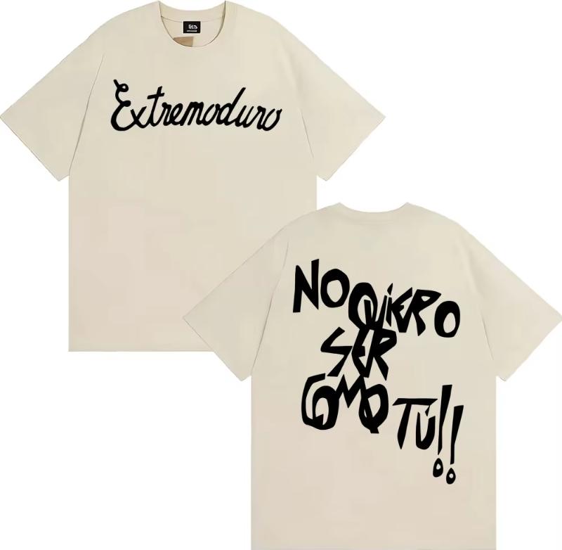 

Rock Band Extremoduro Album Printed T-shirts Men Women High Quality Loose Cotton T Shirt Fashion Trending Oversized T-shirt S разноцветный