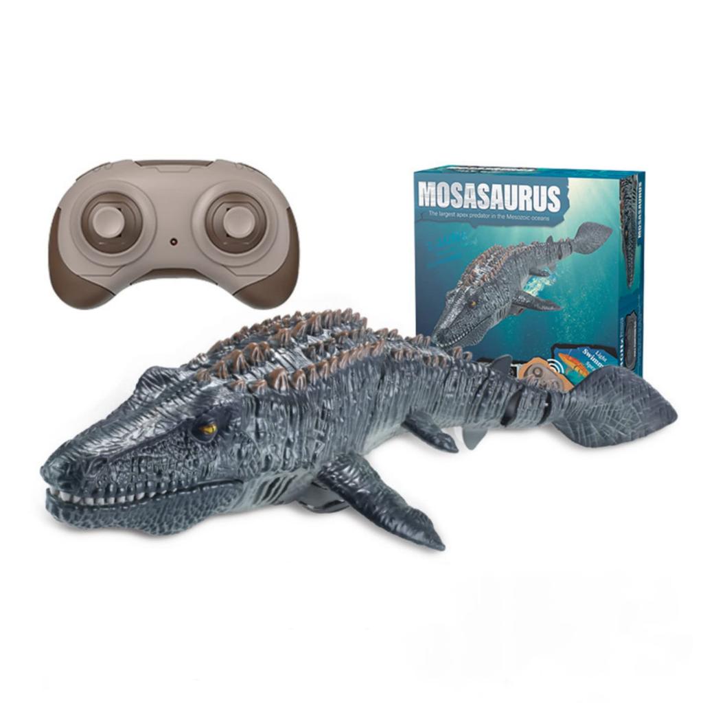OBEST Robot Mosasaurus Dinosaur Marine Animal Toy (Gray)