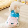 Cute Ass Puppy Dog Clothes Teddy Than Bear Miniature Dog Cat Can Be Towed Autumn and Winter Pet Two-legged Fleece