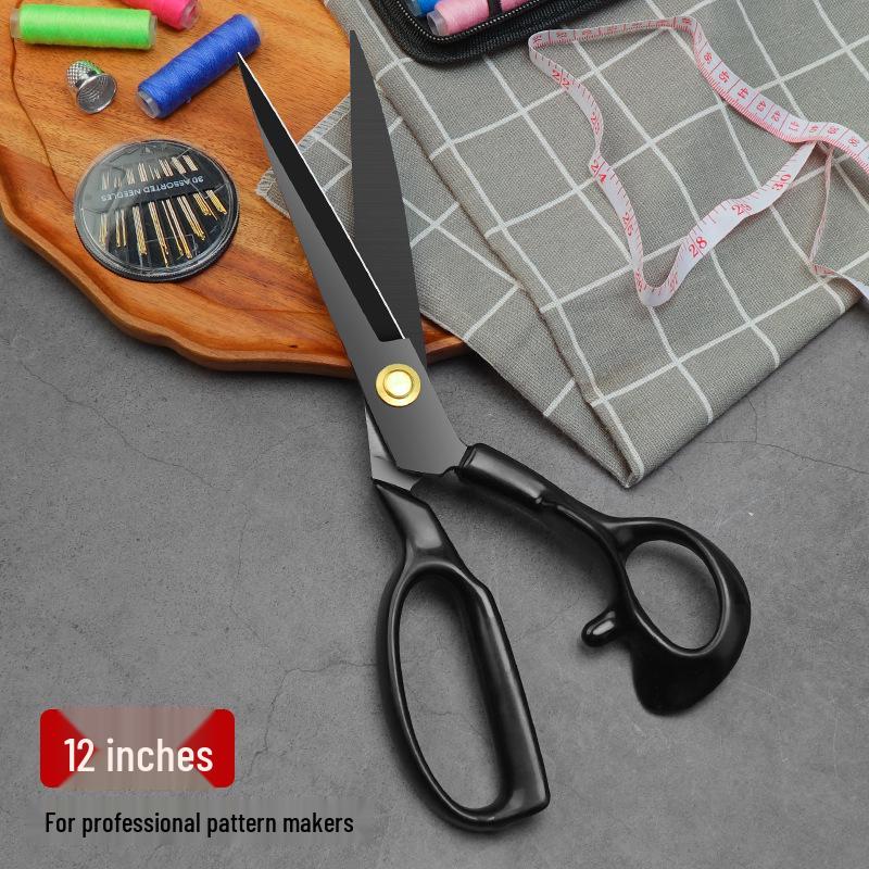 Manganese Steel Forged Tailor Scissors: 8-12 Inch Cloth Cutting