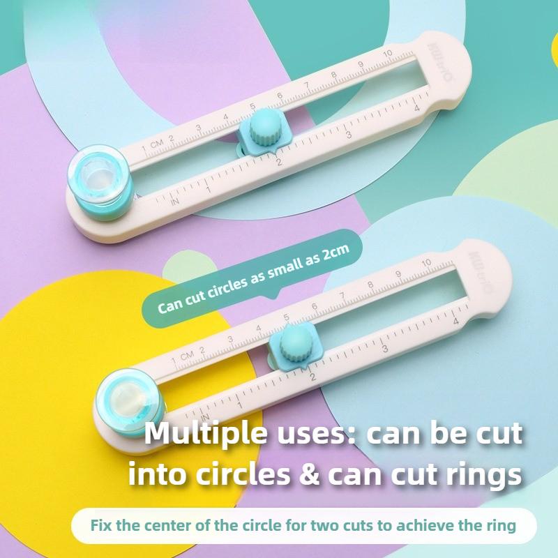 Circular Paper Cutter Paper Knife DIY Handmade Adjustable 360 Compass Knife Cutting Edge Artifact Cutting Round Cortadora Papel