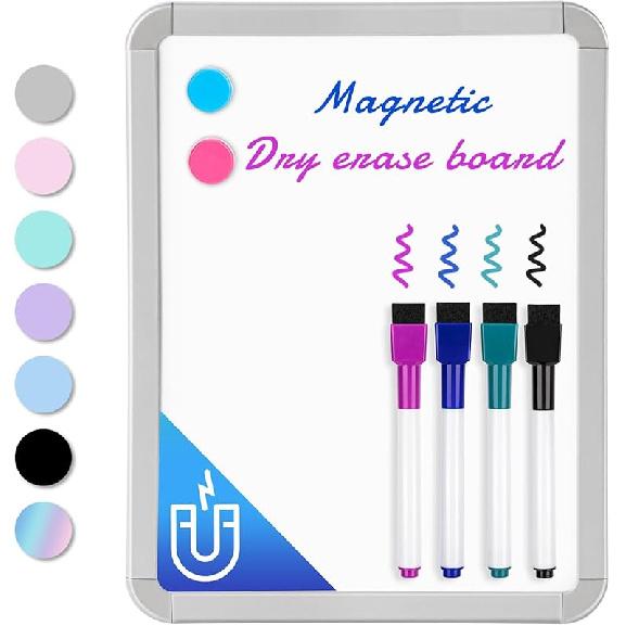 VUSIGN Small Dry Erase Whiteboard, 8.5 x 11 Inches White Board for Kids, Students, Fridge, Locker, Mini Dry Erase Board 8.5  x11