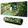 Green Aesthetic Cute Cat Design anime Mouse Pad Desk Mat Gaming pad NonSlip Stitched Edge desk accessories Computer mousepads