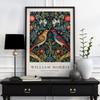 Neutral William Morris Poster Picture Botanical Animals Canvas Prints Vintage Wall Art Decorations for Living Room Exhibition