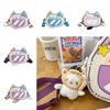 Cute Cat Face Single Shoulder Bag Pu Material Crossbody Purse For Daily Use