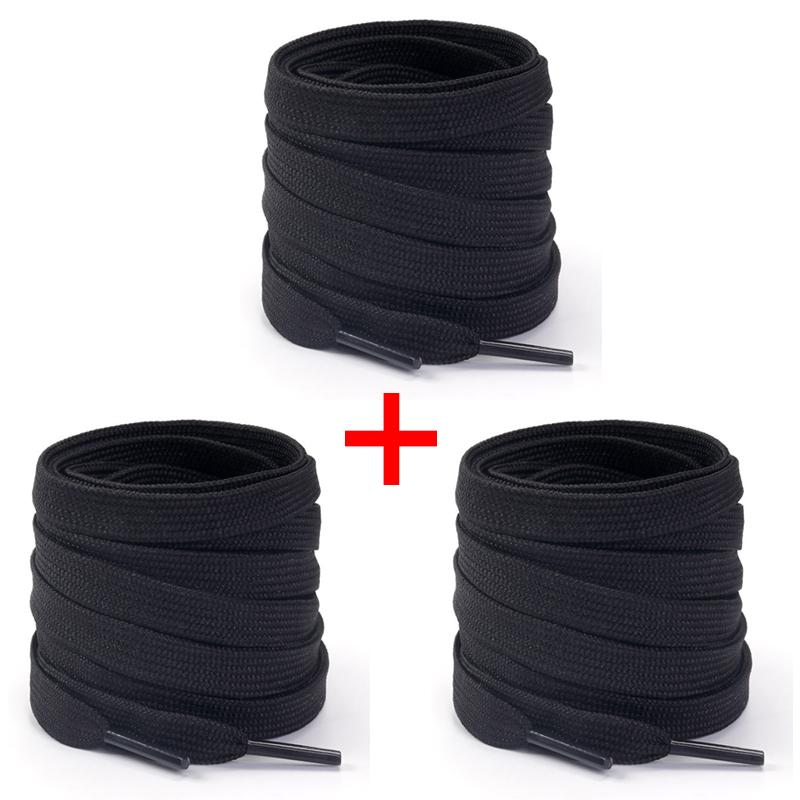 1Pair/3Pair Solid Color Flat Replacement Shoelaces 0.8CM Double Layered Laces for Canvas Sneakers for All Types of Casual Shoes