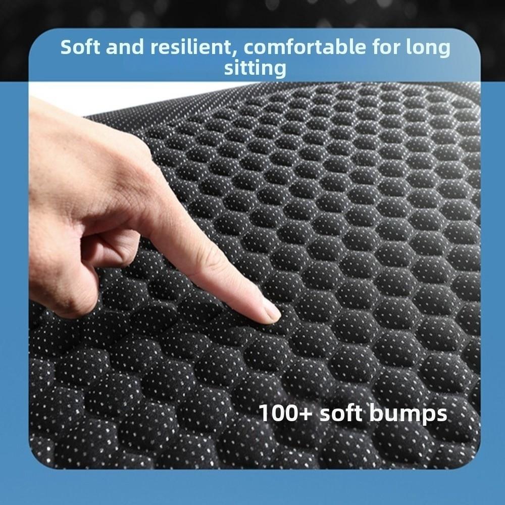 Comfortable Black Cool Sedan Seat Cushion Breathable Gray Knitted SUV Seat Cushion Office