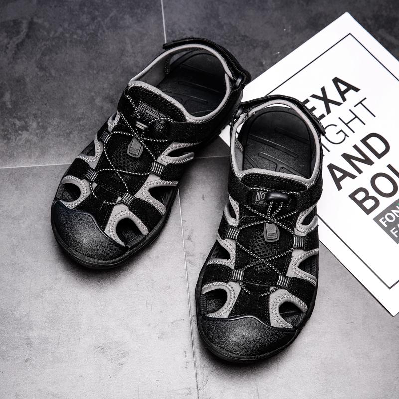 Mode Herren Sandalen Strandschuhe Dicke Sohle Schuhe für Herren Weiche und Bequeme Herren Freizeit Sneaker Abriebfest Indoor und Outdoor