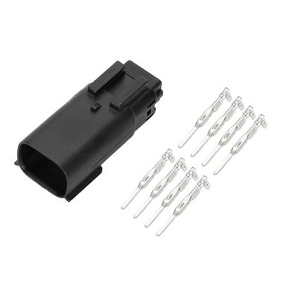 INFINAUTO 8 Pin Headlight Waterproof Connector Plug 1.5mm Series Female Wire Terminal Connector for