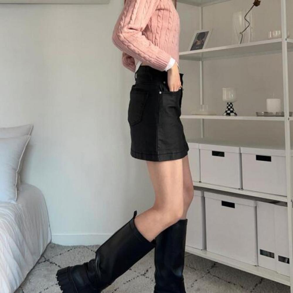 New ArrivalS Open Run Women S Slim Fit Black Skirt Short Skirt