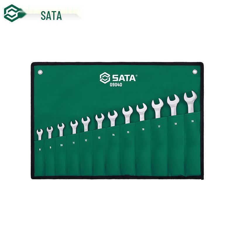 SATA 12-Piece Polished Combination Wrench Set 12-piece