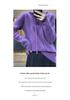 Women's Wool Hooded Sweatshirt: 2025 Autumn/Winter Loose Knit Cardigan Pullover.