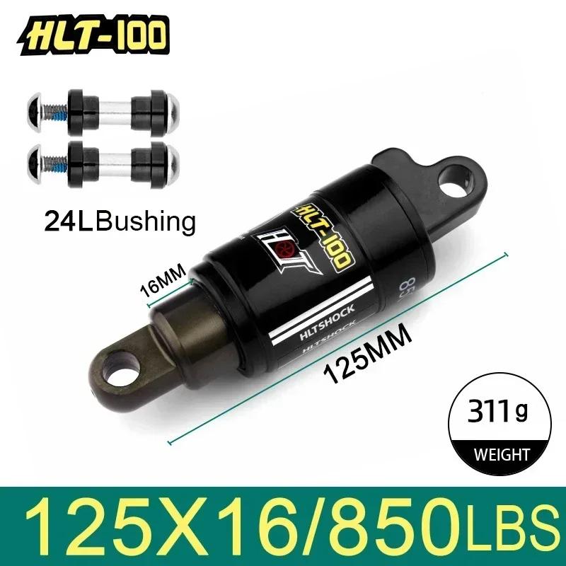 

HTL-100 150/165/185mm Bicycle Rear Shocks Mountain Bike Oil Spring MTB Electric Scooter Cycling Absorber Suspension 850/1000 lbs 125mm x 850lbs