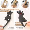 LMETJMA Cat Magnetic Refrigerator Hooks Cute Fridge Magnets Hanging Hook Fridge Magnet Sticker Animal Shaped Key Hanging Hooks