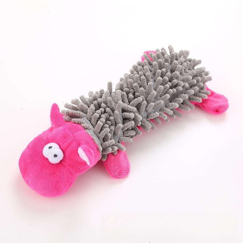 

Pet Dog Plush Toy Animal Shape with Squeaky for Small Dogs Puppy Chew Cleaning Toys dog toy dog accessories шоколадний