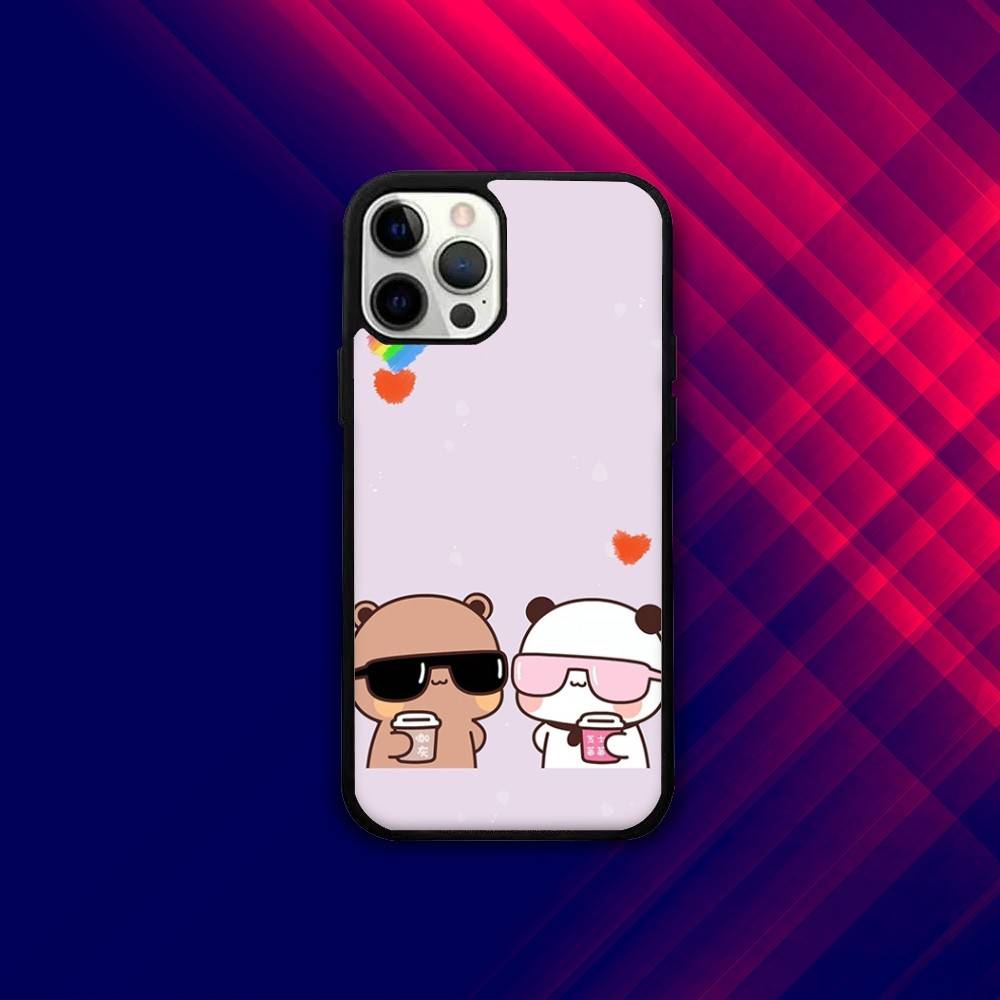 Cute Cartoon BUBU DUDU Phone Case For iPhone 16e,16,15,14,13,12,11,Plus,Pro,Max,Mini Magsafe Magnetic Wireless Charging