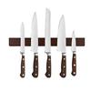Drill-free Knife Rack 16 Magnetic Knife Holder for Wall Sturdy Wood Design Knife Rack Organizer Powerful Magnet for Kitchen