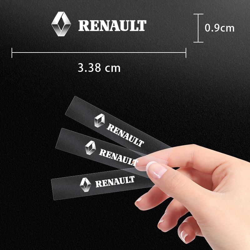Car Interior Random Stickers Car Steering Wheel Emblem Styling for Renault Dacia DUSTER Megane 2 3 Clio 4 Captur Kadjar Fluence