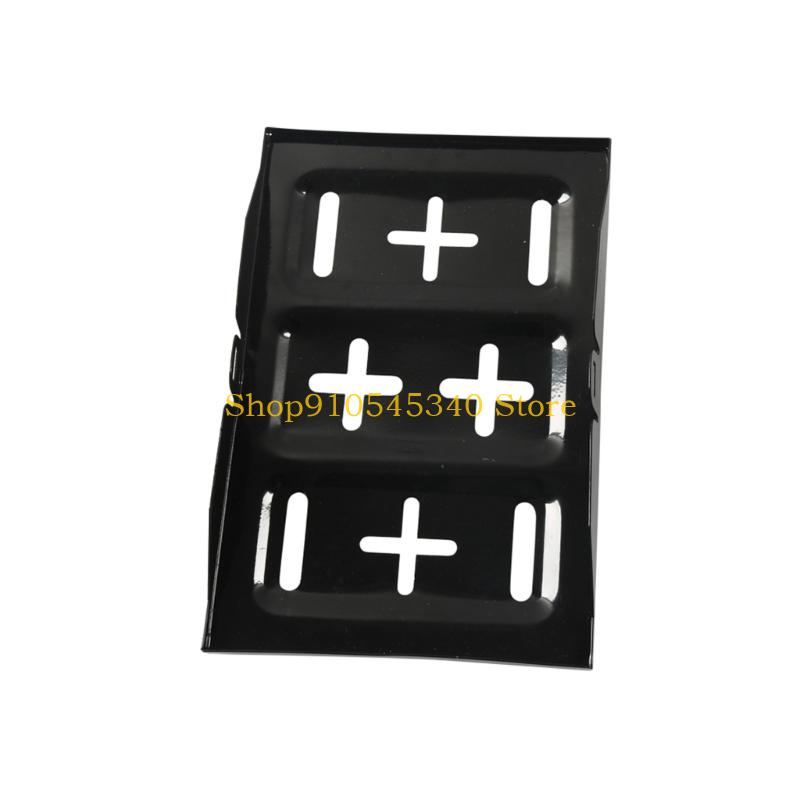 U2JA Iron Automotive Battery Tray Adjustable Universal Battery Hold Down Tray Bracket for Safe Vehicle Storage