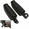 Precise Motorcycle For Sportster XL 883 XL1200 V-Rod Low Hugger Dyna Softa Aluminum Alloy Footpegs Black Footrests