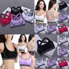 Luxurious Cross Back Padded Sports Bra For Women Seamless And Breathable Fitness Top