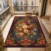 European Classic Country Style Balcony Carpet Easy Clean Fluffy Large Area Floor Mats Home Decoration Luxury Non-slip Soft Rugs