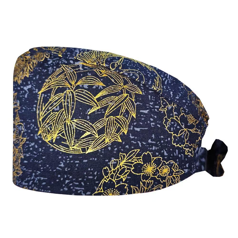 Cartoon Print Spa & Nurse Surgical Cap
