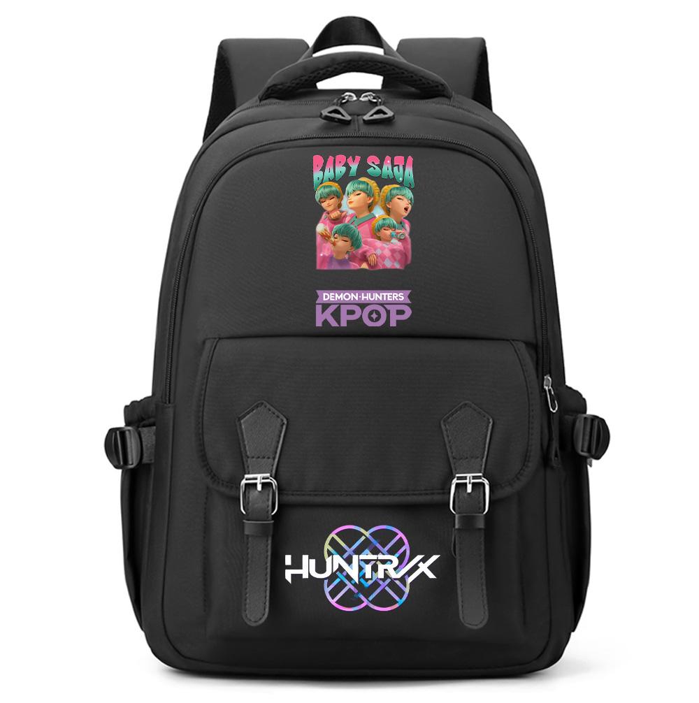 Anime Cute Cartoon Kpop Demon Hunters Printed Large Capacity Backpack for Teenger Student Girl Boy Schoolbag Bookbag Women Waterproof Travel Bag
