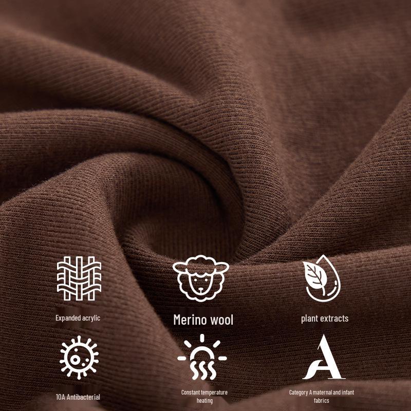 10A Antibacterial German Velvet Women's V-Neck Slim Fit Long Sleeve Warm Base Shirt