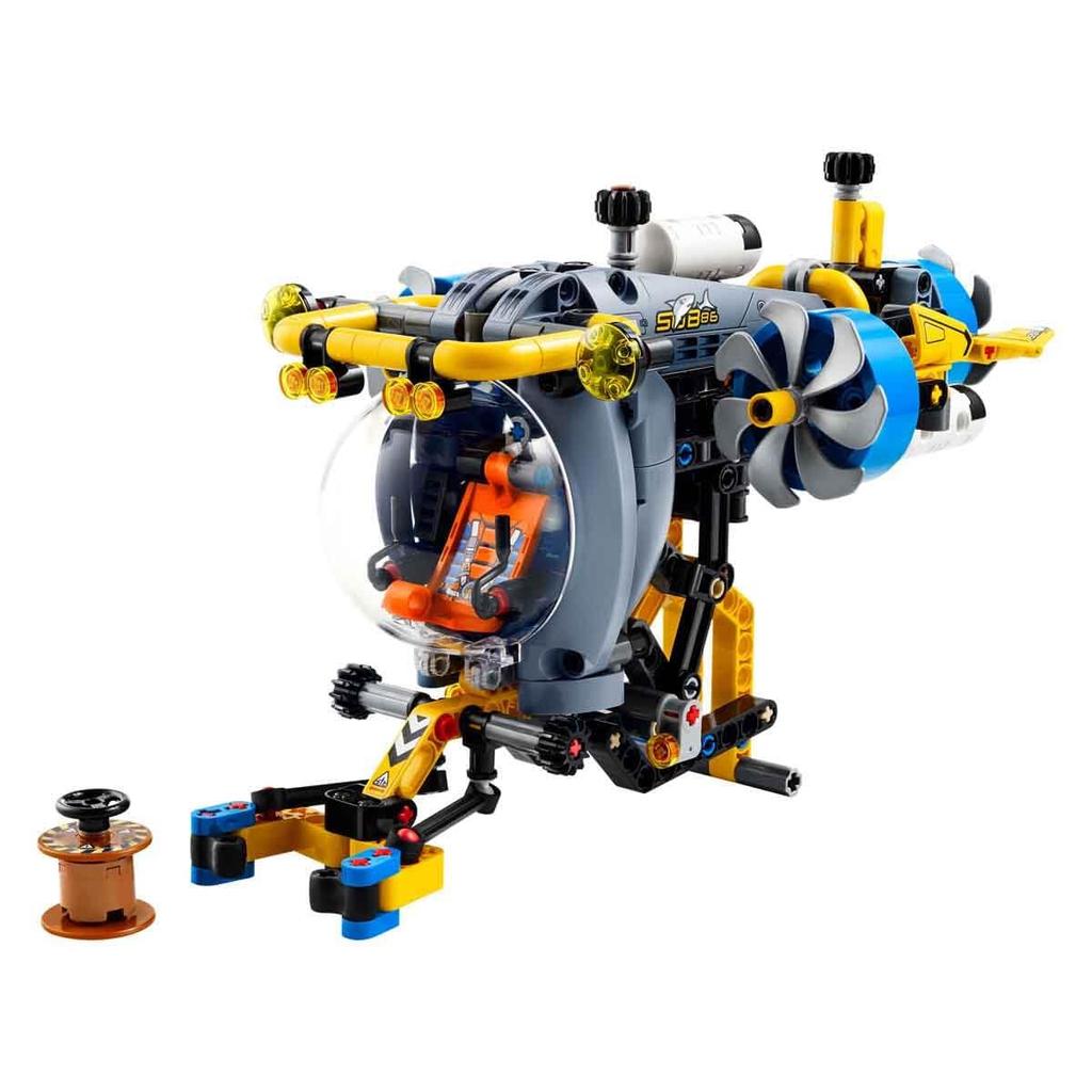 LEGO Technic Tiefsee-Forschungs-U-Boot Spielzeug Block91011Fahrzeug Schiff Boot 42201