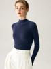 Maglione da donna a collo alto, vestibilità slim, 100% puro cashmere, per Autunno/Inverno